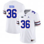 Men's Florida Gators #36 Zack Sessa NCAA Nike White Authentic Stitched College Football Jersey JDH6262QT